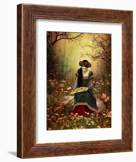 A Woman Reading A Book-Atelier Sommerland-Framed Premium Giclee Print