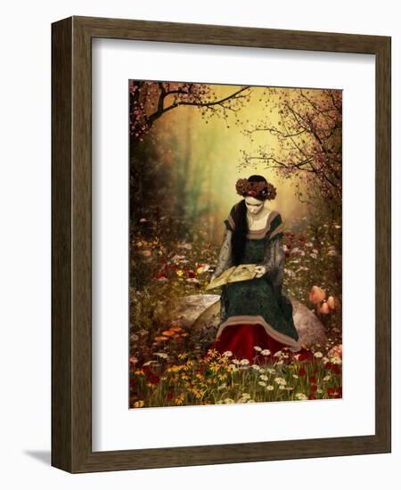 A Woman Reading A Book-Atelier Sommerland-Framed Art Print