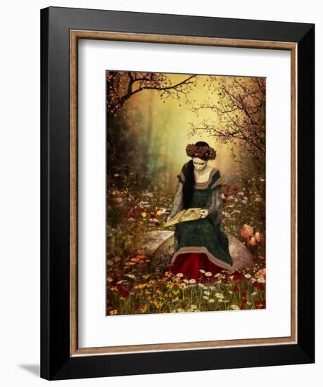 A Woman Reading A Book-Atelier Sommerland-Framed Art Print