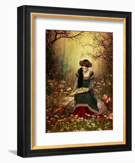 A Woman Reading A Book-Atelier Sommerland-Framed Art Print