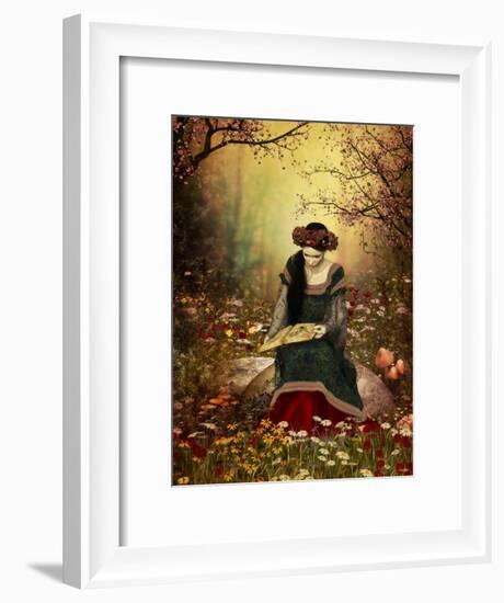 A Woman Reading A Book-Atelier Sommerland-Framed Art Print