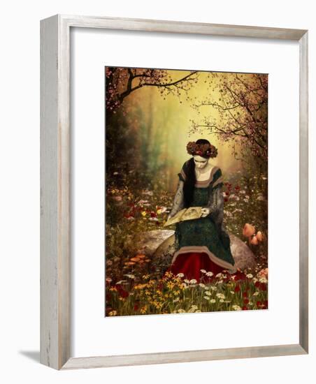 A Woman Reading A Book-Atelier Sommerland-Framed Art Print