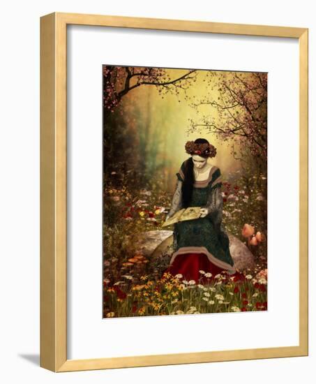 A Woman Reading A Book-Atelier Sommerland-Framed Art Print