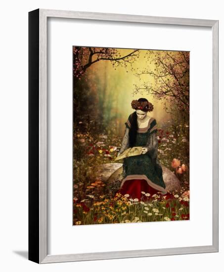 A Woman Reading A Book-Atelier Sommerland-Framed Art Print