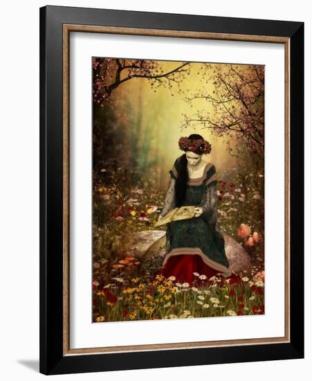 A Woman Reading A Book-Atelier Sommerland-Framed Art Print