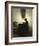 A Woman Reading by Candlelight in an Interior-Peter Ilsted-Framed Giclee Print