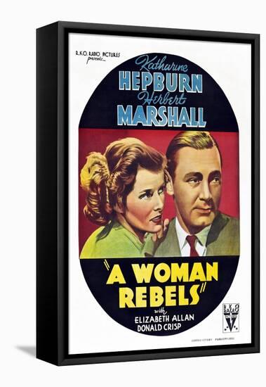 A Woman Rebels-null-Framed Stretched Canvas