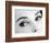 A Woman's Eyes with Typical Sixties Make-Up-null-Framed Photographic Print