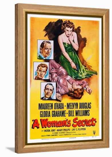 A Woman's Secret, 1949-null-Framed Stretched Canvas