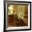 A Woman Sewing in an Interior-Carl Holsoe-Framed Giclee Print