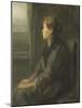 A Woman Sitting at a Window-Jozef Israels-Mounted Art Print