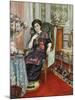 A Woman Sitting in a Chair; Femme Assis Dans Un Fauteuil, 1911-Henri Lebasque-Mounted Giclee Print