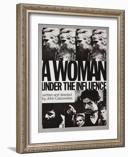 A Woman under the Influence, 1974-null-Framed Giclee Print