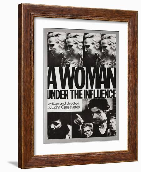 A Woman under the Influence, 1974-null-Framed Giclee Print