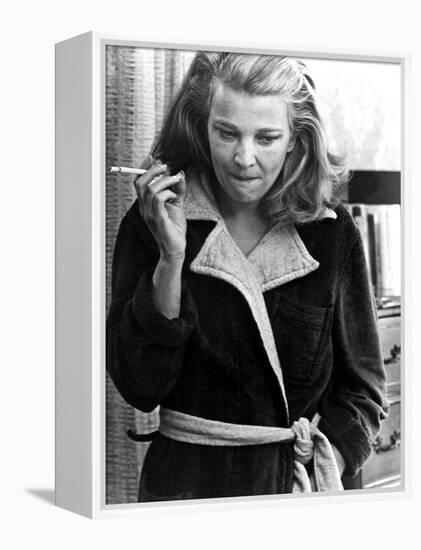 A Woman Under The Influence, Gena Rowlands, 1974-null-Framed Stretched Canvas