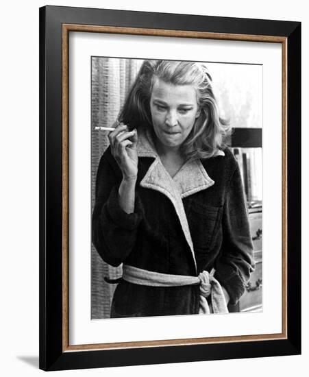 A Woman Under The Influence, Gena Rowlands, 1974-null-Framed Photo