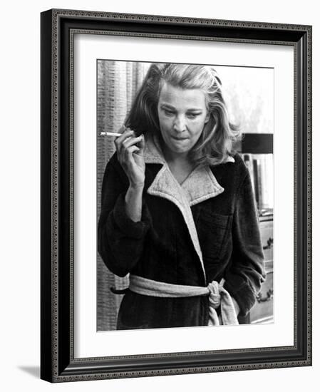 A Woman Under The Influence, Gena Rowlands, 1974-null-Framed Photo