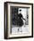 A Woman Wearin Christian Dior's Clothes-null-Framed Giclee Print