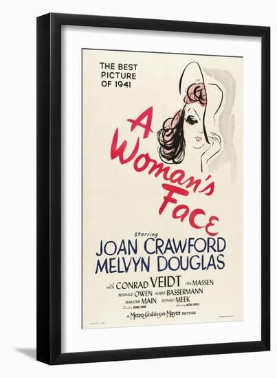 A Womans Face, 1941-null-Framed Giclee Print