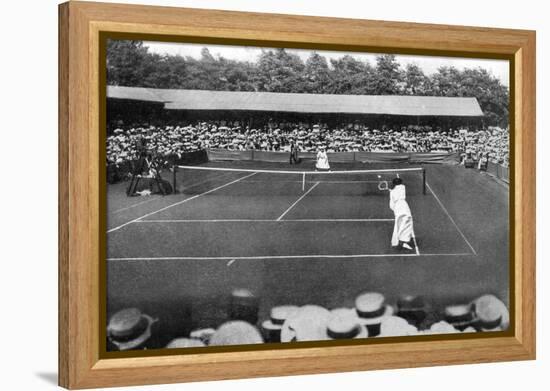 A Women's Final at the Old Wimbledon, 1905-null-Framed Premier Image Canvas