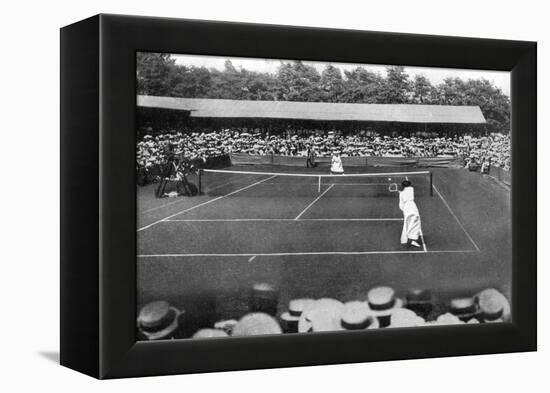 A Women's Final at the Old Wimbledon, 1905-null-Framed Premier Image Canvas