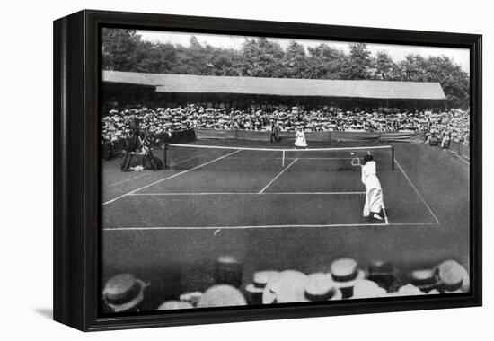 A Women's Final at the Old Wimbledon, 1905-null-Framed Premier Image Canvas