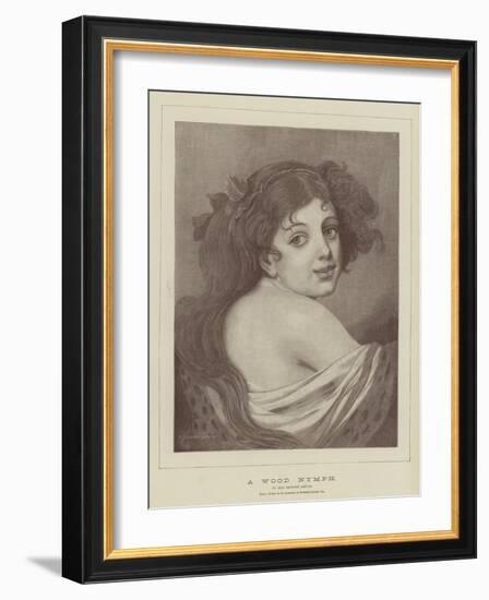 A Wood Nymph-Jean Baptiste Greuze-Framed Giclee Print