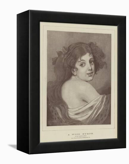 A Wood Nymph-Jean Baptiste Greuze-Framed Premier Image Canvas
