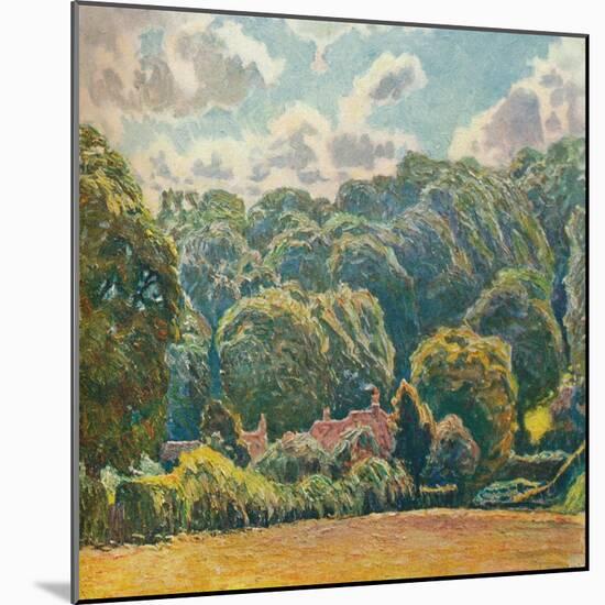 'A Wooded Hillside, Upton Grey', c1914-Emile Claus-Mounted Giclee Print