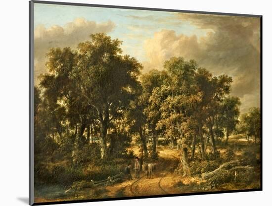 A Wooded Landscape, 1828 (Oil on Panel)-James Stark-Mounted Giclee Print