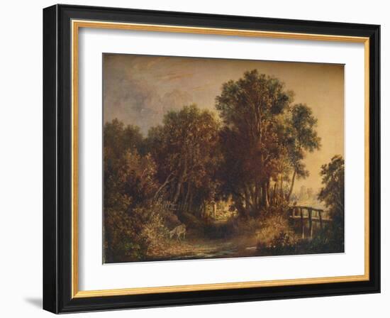 'A Wooded Lane', c1790-John Crome-Framed Giclee Print