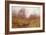 A Wooded River, Landscape Autumn watercolor-Henry Sutton Palmer-Framed Giclee Print