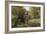 A Wooded River Landscape-Peder Mork Monsted-Framed Giclee Print