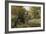 A Wooded River Landscape-Peder Mork Monsted-Framed Giclee Print