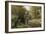 A Wooded River Landscape-Peder Mork Monsted-Framed Giclee Print