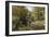 A Wooded River Landscape-Peder Mork Monsted-Framed Giclee Print