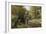 A Wooded River Landscape-Peder Mork Monsted-Framed Giclee Print