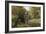 A Wooded River Landscape-Peder Mork Monsted-Framed Giclee Print