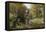 A Wooded River Landscape-Peder Mork Monsted-Framed Premier Image Canvas