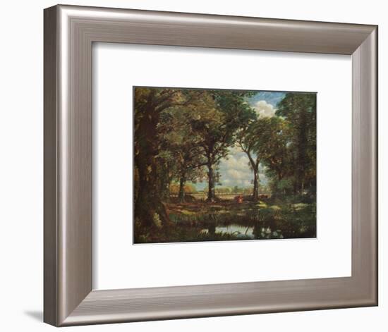 'A Woodland Pool', c1905-David Muirhead-Framed Giclee Print