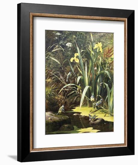 A Woodland Pool-Olaf August Hermansen-Framed Giclee Print