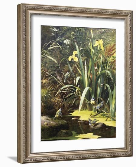 A Woodland Pool-Olaf August Hermansen-Framed Giclee Print