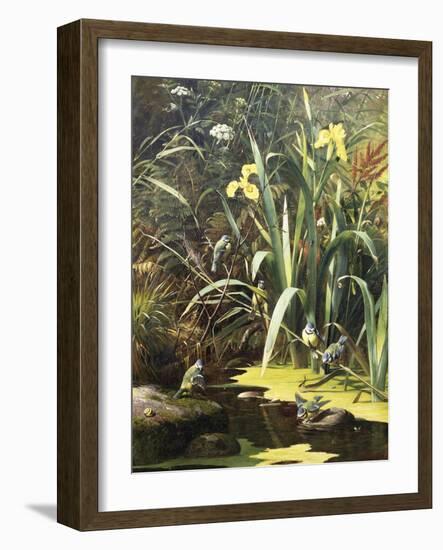 A Woodland Pool-Olaf August Hermansen-Framed Giclee Print