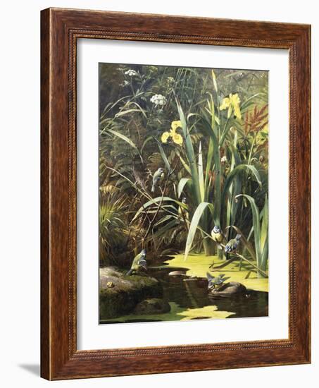 A Woodland Pool-Olaf August Hermansen-Framed Giclee Print