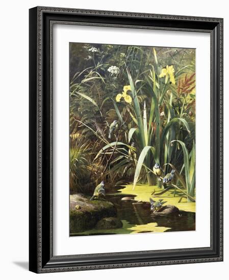 A Woodland Pool-Olaf August Hermansen-Framed Giclee Print