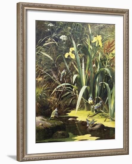 A Woodland Pool-Olaf August Hermansen-Framed Giclee Print