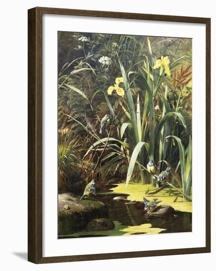 A Woodland Pool-Olaf August Hermansen-Framed Giclee Print