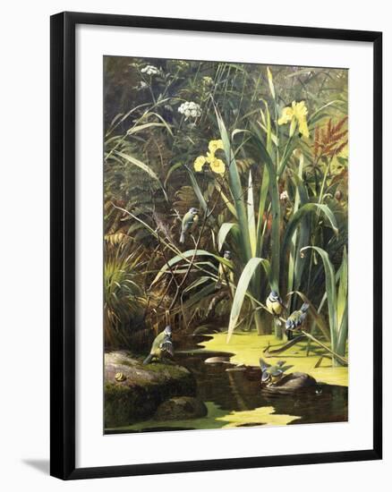 A Woodland Pool-Olaf August Hermansen-Framed Giclee Print