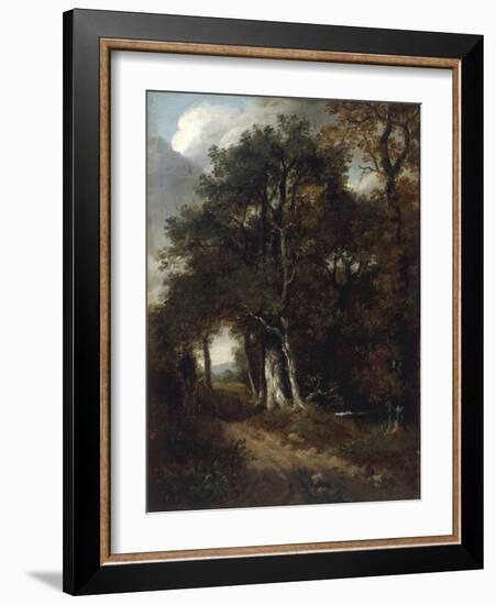 A Woodland Scene, c.1801-John Constable-Framed Giclee Print