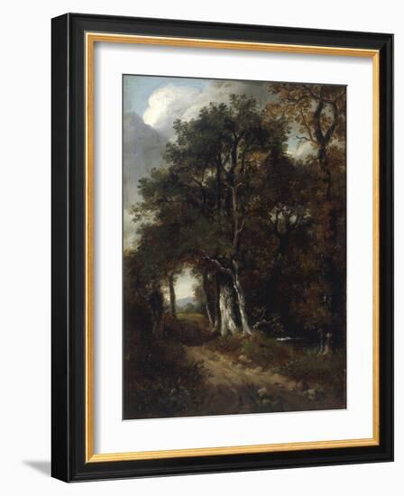 A Woodland Scene, c.1801-John Constable-Framed Giclee Print